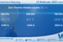 Temperature previste per lunedì 15 febbraio 2021 in Sicilia