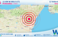 Sicilia: scossa di terremoto magnitudo 2.6 nei pressi di Milo (CT)
