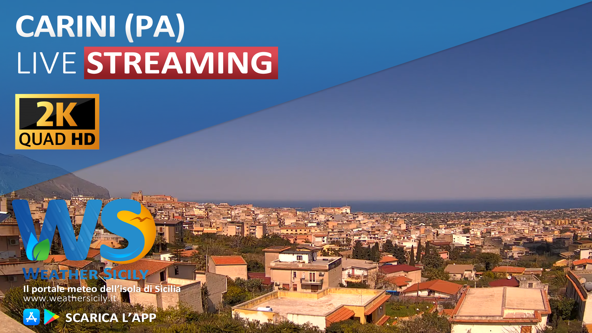 Carini Live Webcam Panoramica Nw Meteo Sicilia Weathersicily It