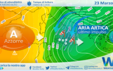 Sicilia, ultimo impulso artico martedì: atteso più freddo e neve a bassa quota.