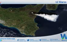 Sicilia: il dodicesimo parossismo dell'Etna ripreso dal Satellite Nasa