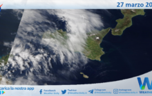 Sicilia: immagine satellitare Nasa di sabato 27 marzo 2021
