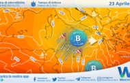 Sicilia: maltempo diffuso venerdì. Accumuli localmente moderati.