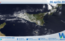 Sicilia: immagine satellitare Nasa di martedì 06 aprile 2021