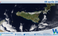 Sicilia: immagine satellitare Nasa di giovedì 08 aprile 2021