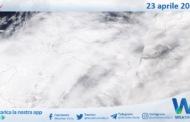 Sicilia: immagine satellitare Nasa di venerdì 23 aprile 2021