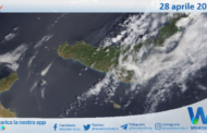 Sicilia: immagine satellitare Nasa di mercoledì 28 aprile 2021