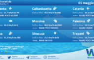 Sicilia: condizioni meteo-marine previste per sabato 01 maggio 2021