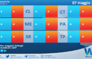 Temperature previste per venerdì 07 maggio 2021 in Sicilia