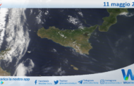 Sicilia: immagine satellitare Nasa di martedì 11 maggio 2021