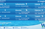 Sicilia: condizioni meteo-marine previste per mercoledì 12 maggio 2021