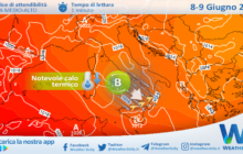 Sicilia: rovesci e temporali in arrivo. Atteso un sensibile calo delle temperature.