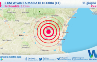Sicilia: scossa di terremoto magnitudo 2.8 nei pressi di Santa Maria di Licodia (CT)