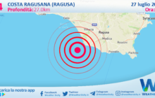 Sicilia: scossa di terremoto magnitudo 3.4 nei pressi di Costa Ragusana (Ragusa)