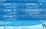 Sicilia, isole minori: condizioni meteo-marine previste per sabato 07 agosto 2021