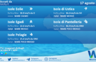Sicilia, isole minori: condizioni meteo-marine previste per martedì 17 agosto 2021