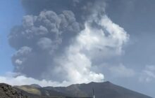 Eruzione Etna e caduta lapilli - 23 ottobre 2021 (VIDEO)