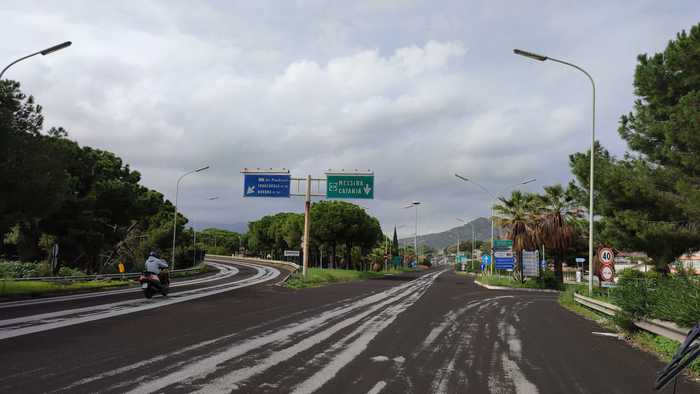 Pioggia di Lapilli sull'Autostrada CT-ME (VIDEO)