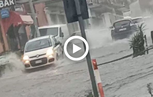 Sicilia: nubifragio a Zafferana Etnea. VIDEO