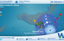 Ciclone punta la Sicilia: diverrà davvero un TLC o un Medicane (uragano) tra 48 ore?