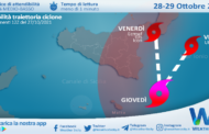 Ciclone mediterraneo: gli ultimi aggiornamenti modellistici della serata di oggi.