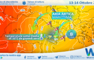 Sicilia, peggiora mercoledì: arriva una perturbazione invernale. Crollo delle temperature.