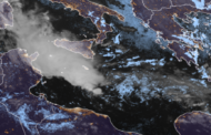 Ciclone mediterraneo: aggiornamento satellite ore 22:00 - 27 ottobre 2021