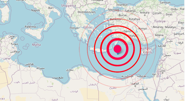 Grecia: scossa di terremoto magnitudo 5.8. Sisma avvertito anche in Sicilia orientale.