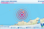 Sicilia: scossa di terremoto magnitudo 3.1 nel Mar Ionio, nei pressi di Costa Calabra sud-orientale.