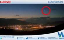 METEORITE ATTRAVERSA LA SICILIA: la scia luminosa vista in diretta streaming.