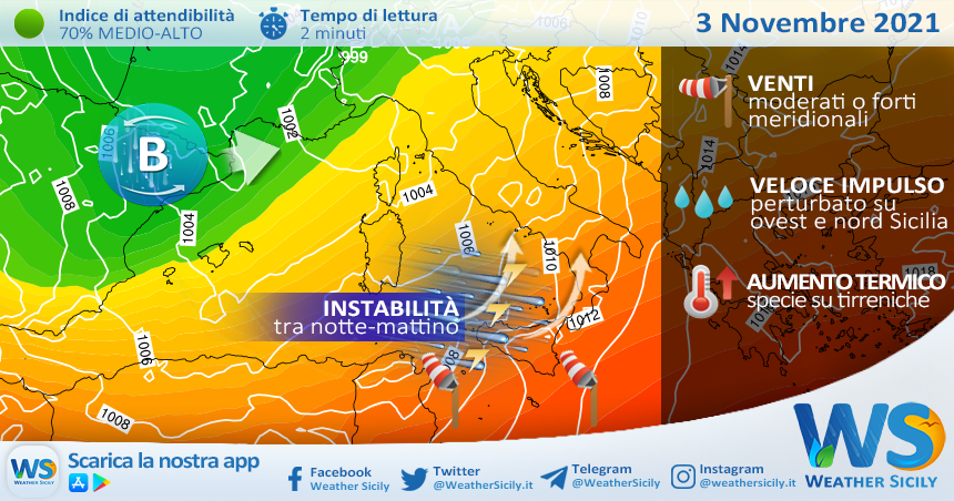 Sicilia, si avvia una settimana mite: mercoledì attese locali punte di 28 gradi.