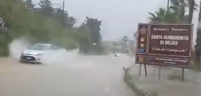 Maltempo in Sicilia: allagamenti a S.Margherita di Belice. VIDEO