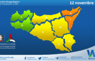 Sicilia: emessa allerta arancione tra alto catanese e messinese per venerdì 12 novembre 2021