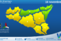 Sicilia, termina la tregua: maltempo sparso e, localmente intenso, da martedì.