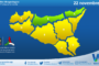 Sicilia: Radiosondaggio Trapani Birgi di domenica 21 novembre 2021 ore 12:00
