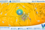 Sicilia: emessa allerta meteo gialla sul settore occidentale e centro-meridionale per martedì 16 novembre 2021.