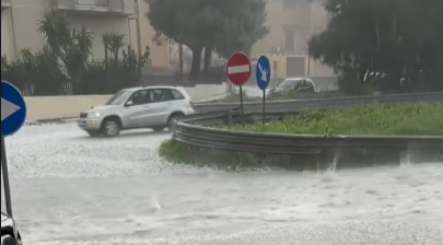 Sicilia, grandine come noci a Castellammare del Golfo - VIDEO