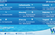 Sicilia: condizioni meteo-marine previste per venerdì 19 novembre 2021
