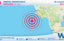 Sicilia: scossa di terremoto magnitudo 3.8 nel Tirreno Meridionale (MARE)