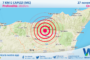 Sicilia: scossa di terremoto magnitudo 2.9 nei pressi di Troina (EN)
