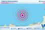 Sicilia: scossa di terremoto magnitudo 4.3 nel Tirreno Meridionale (MARE)