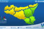 Sicilia: immagine satellitare Nasa di sabato 04 dicembre 2021