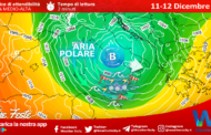 Sicilia: tempesta polare sabato con blizzard in montagna. Residue incertezze domenica.