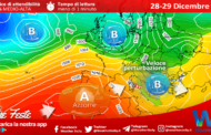 Sicilia: incertezze tra martedì e mercoledì. Capodanno con l'alta pressione delle Azzorre.