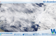 Sicilia: immagine satellitare Nasa di giovedì 02 dicembre 2021
