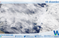 Sicilia: immagine satellitare Nasa di venerdì 03 dicembre 2021