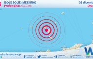 Sicilia: scossa di terremoto magnitudo 3.8 nei pressi di Isole Eolie (Messina)
