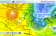 Sicilia, veloce incursione artica sabato: attesi forti venti, neve e un deciso calo termico.