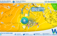 Sicilia: mercoledì vortice gelido sul Mediterraneo. Torna la neve in montagna!