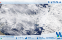 Sicilia: immagine satellitare Nasa di giovedì 13 gennaio 2022